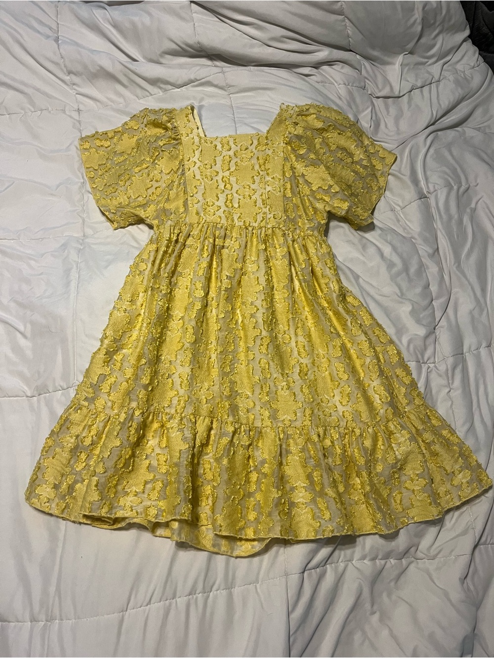Zara Girls Yellow Dress